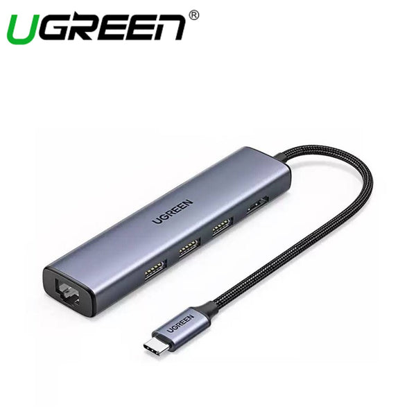 UGREEN USB-C TO 3 * USB-A 3.0 HUB + HDMI 4K@60HZ + RJ45 GIGABIT CONVERTER