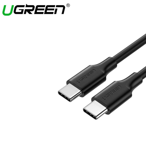 UGREEN USB 2.0 TYPE-C TO TYPE-C CABLE NICKEL PLATING 60W (BLACK)