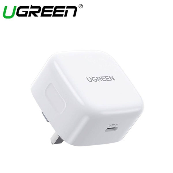 UGREEN 30W USB C PD GAN FAST CHARGER UK White