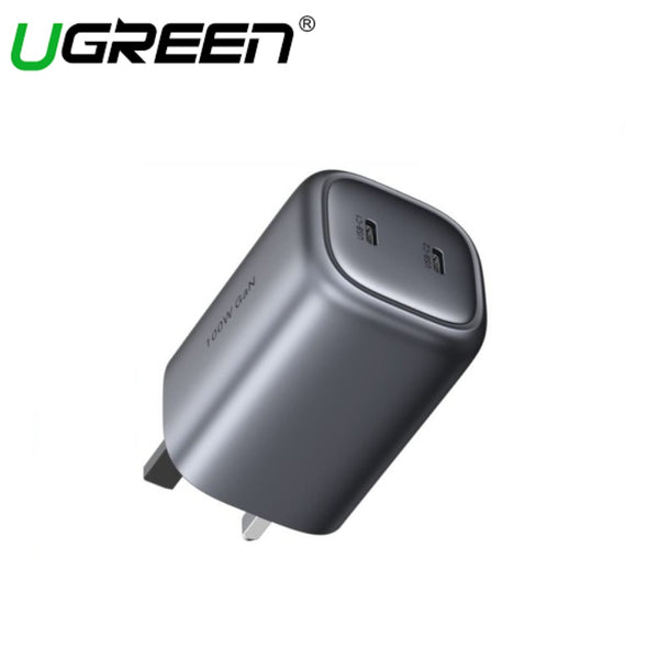 UGREEN Power Adapter - GAN Fast Charger 100W UK 2 Ports