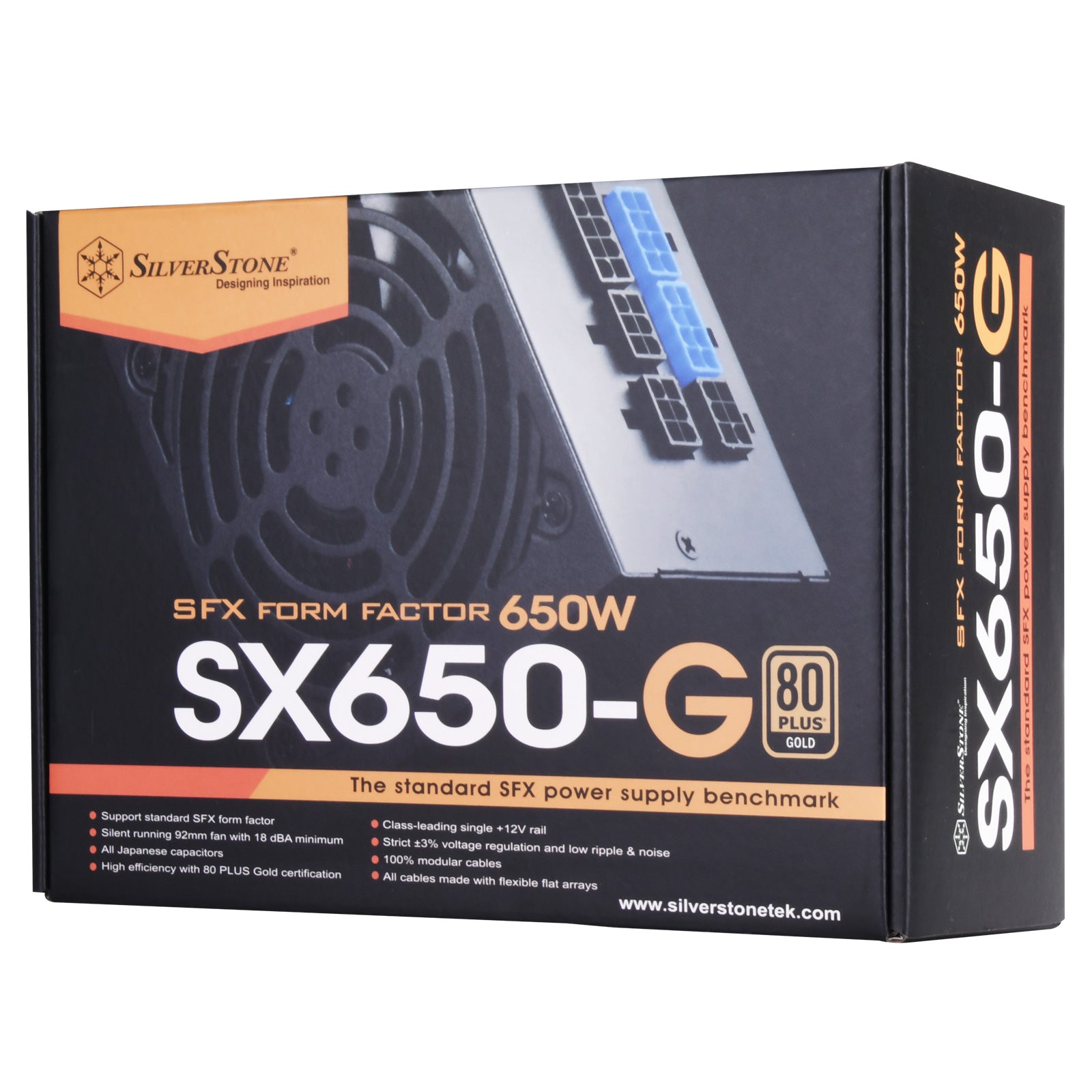 SilverStone SX650-G 80 PLUS Gold 650W SFX Power Supply