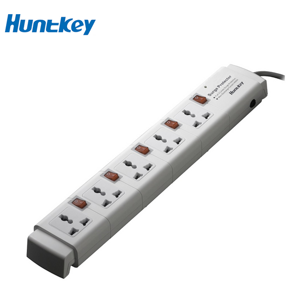 Huntkey 5 Universal Sockets Surge Protection Extension Socket (2M) PZC504