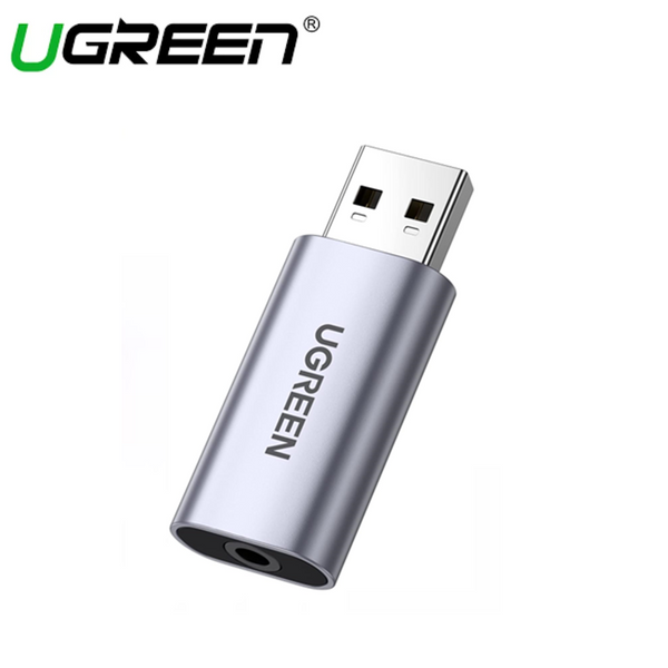 UGREEN USB to 3.5mm Jack Audio AUX Adapter Aluminum Stereo Sound Card
