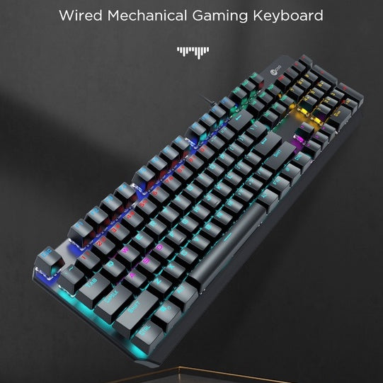 Lecoo Lenovo GK301 RGB Gaming Mechanical 104 Keys Keyboard