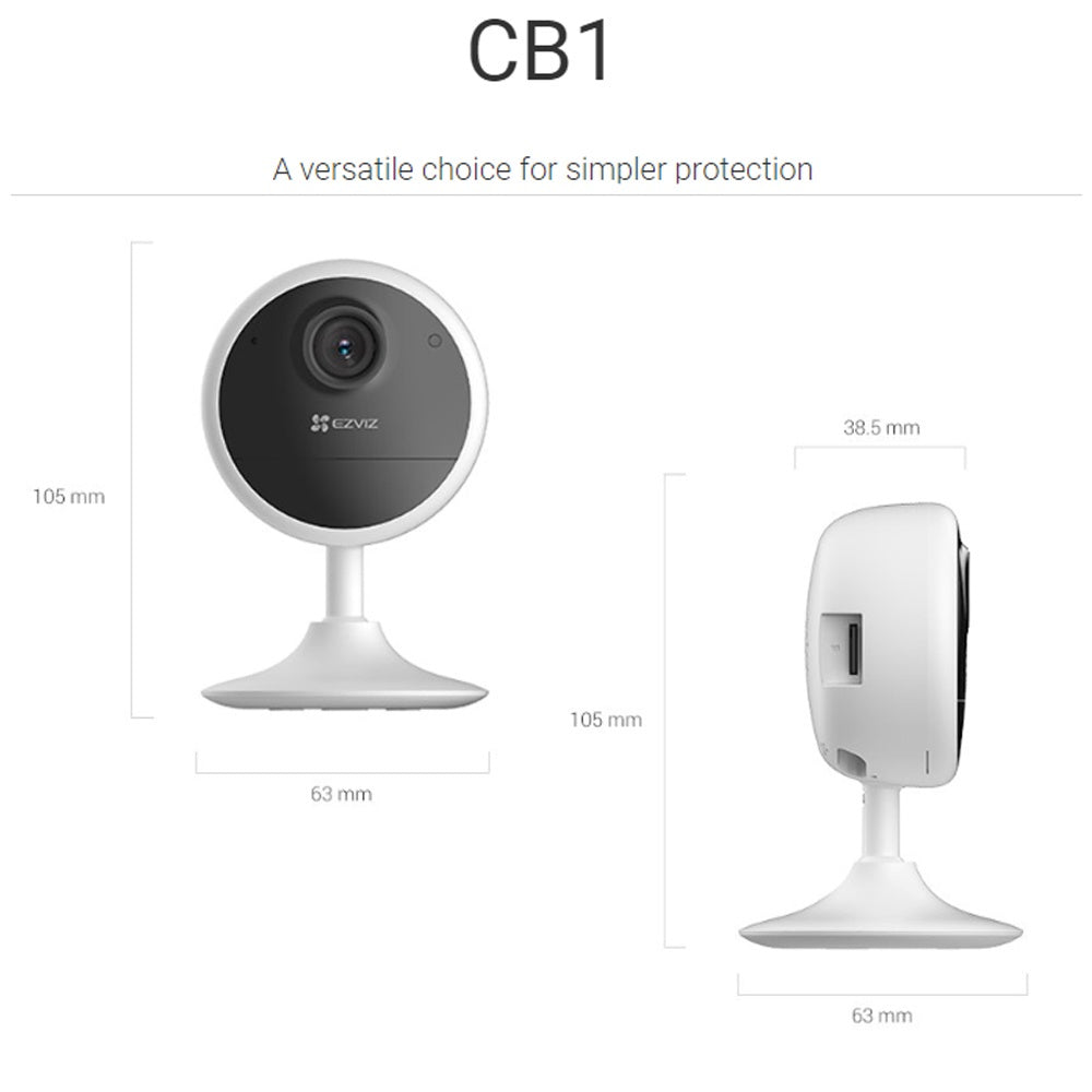 EZVIZ CB1 Full HD 1080P 2MP Wi-Fi Battery Powered Security CCTV Camera