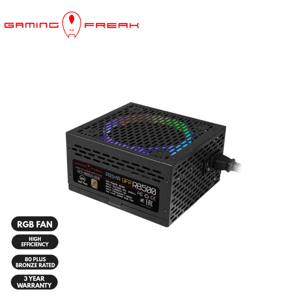 Gaming Freak Prima RGB Light GFP RB500 500W / RB600 600W Power Supply