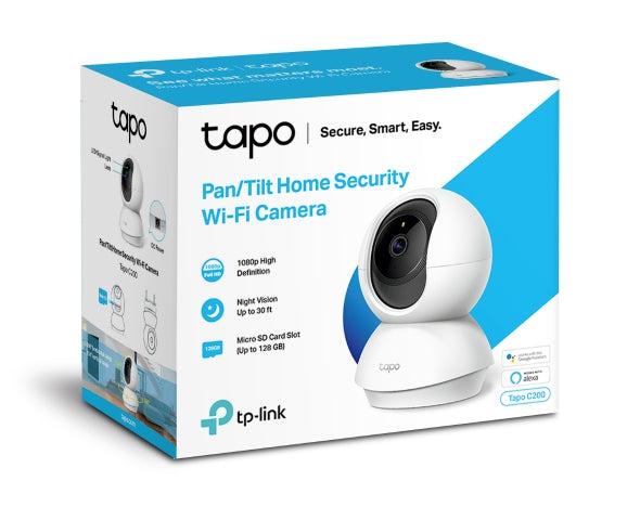 TP-LINK TAPO C200/C210 1080P/2K Full HD Pan & Tilt Home Security Wi-Fi Camera