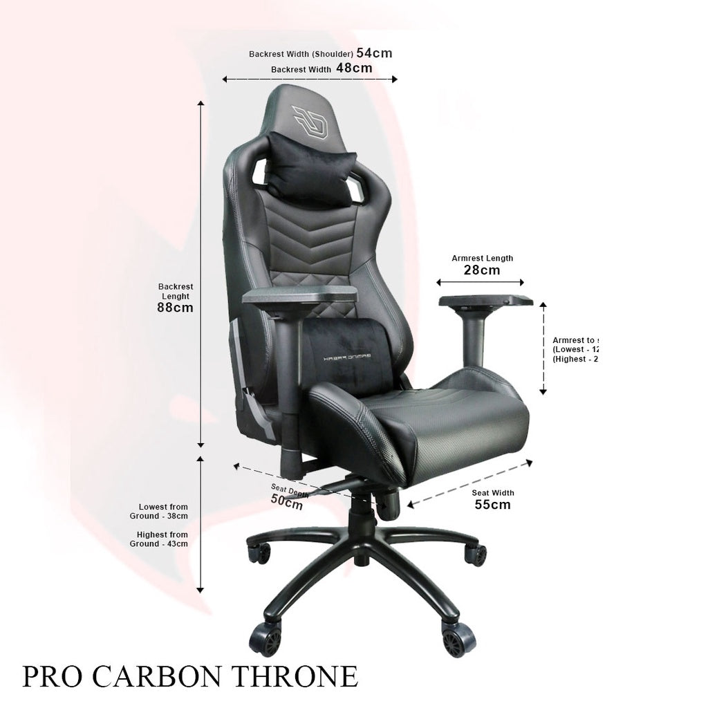 Professional Gaming Chair/ Kerusi (Support Upto 150kg)