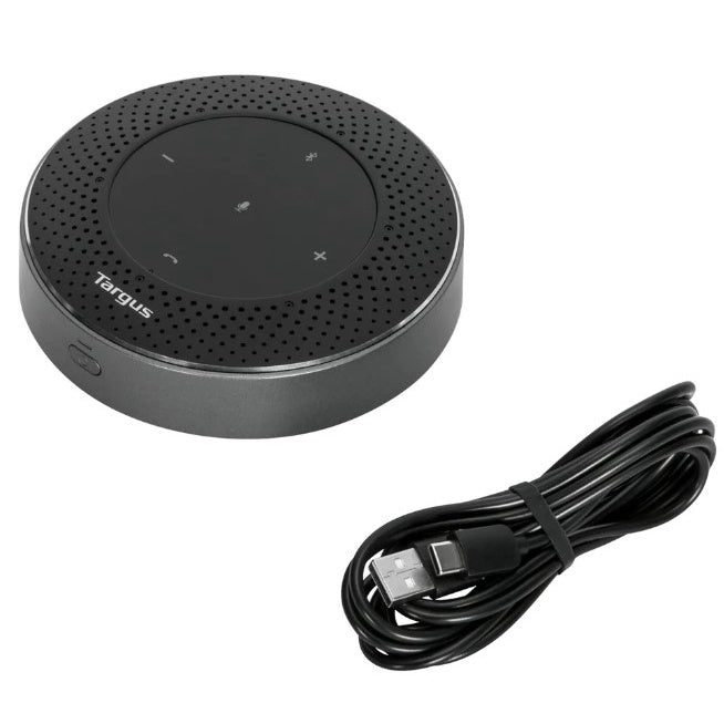 Targus Bluetooth 5.0 Moble Speakerphone with 6 Omni Directional 360 Degree Microphone