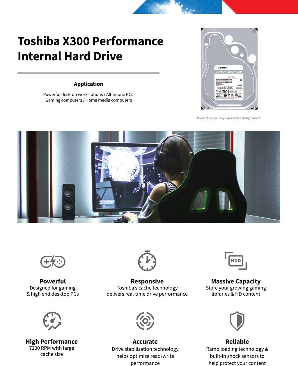 Toshiba P300 / X300 3.5'' 7200rpm SATA Internal Hard Disk