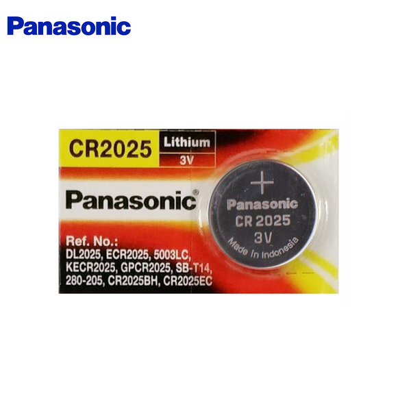 Panasonic CR2025 Lithium Battery 3V