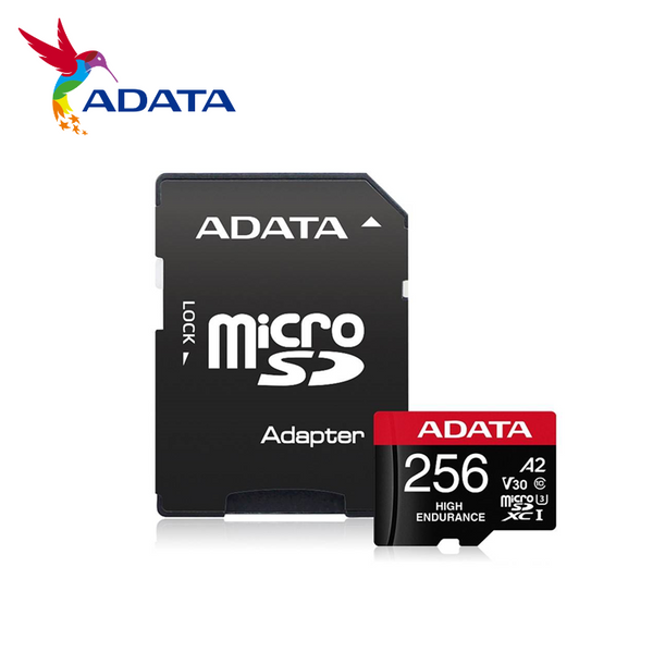 ADATA Memory Card 64GB/128GB/256GB High Endurance V30 microSDXC/SDHC UHS-I Card