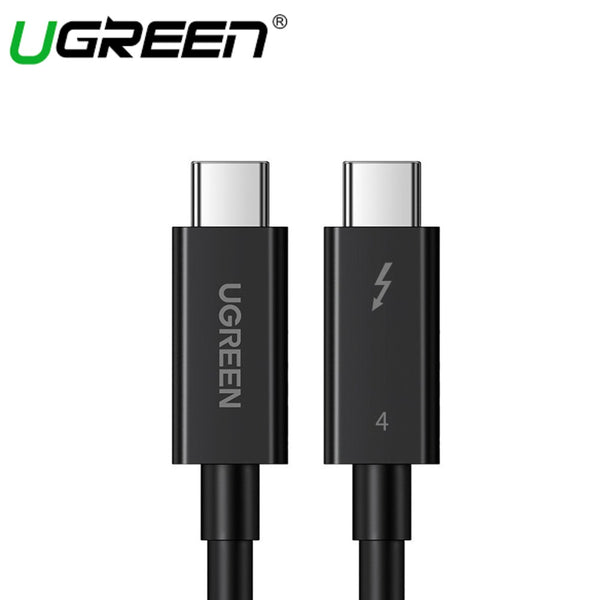 UGREEN APPLE MACBOOK THUNDERBOLT 4 CABLE DATA TRANSFER 40GBPS & 100W CABLE (BLACK)