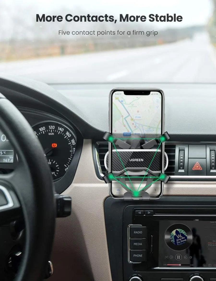 UGREEN GRAVITY PHONE HOLDER FOR CAR WITH HOOK