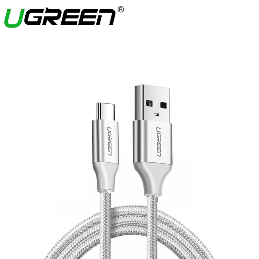 UGREEN USB-A 2.0 TO USB-C CABLE NICKEL PLATING ALUMINUM BRAID