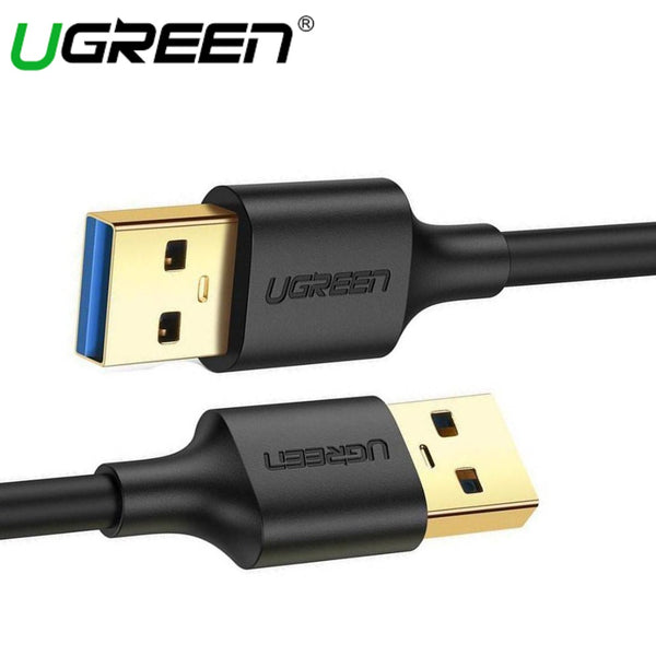 UGREEN USB-A 3.0 MALE TO MALE CABLE (BLACK)