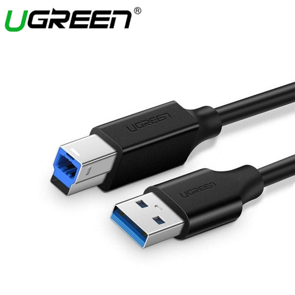 UGREEN USB-A 3.0 TO BM DATA CABLE (BLACK)