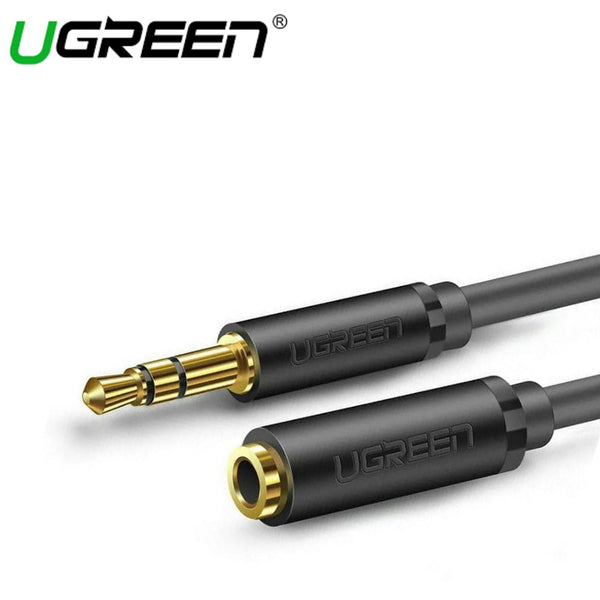 UGREEN AUDIO 3.5MM MALE TO FEMALE EXTENSION CABLE 1M (NOT SUPPORT MIC)