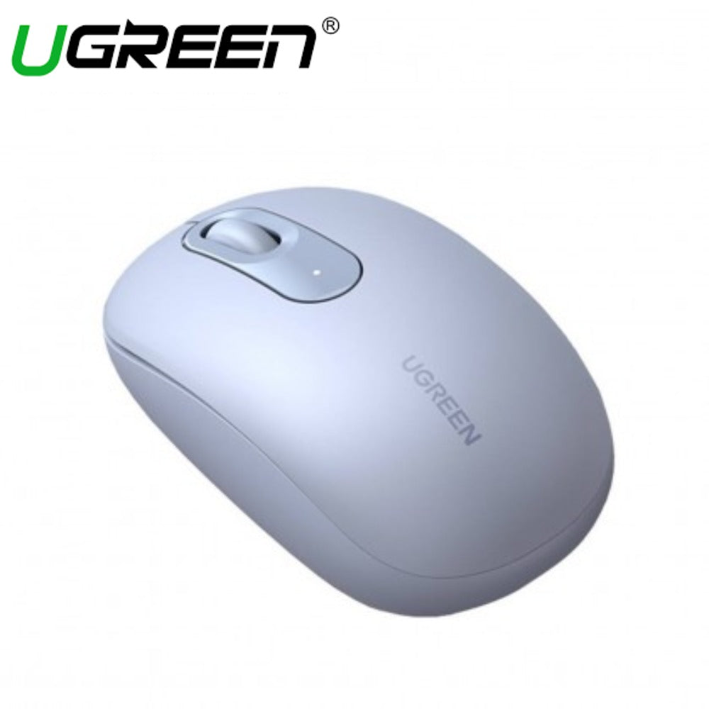 UGREEN WIRELESS SILENT MOUSE MU105 2.4G 3 BUTTON & 2400DPI RETAIL PACK (COLOR)