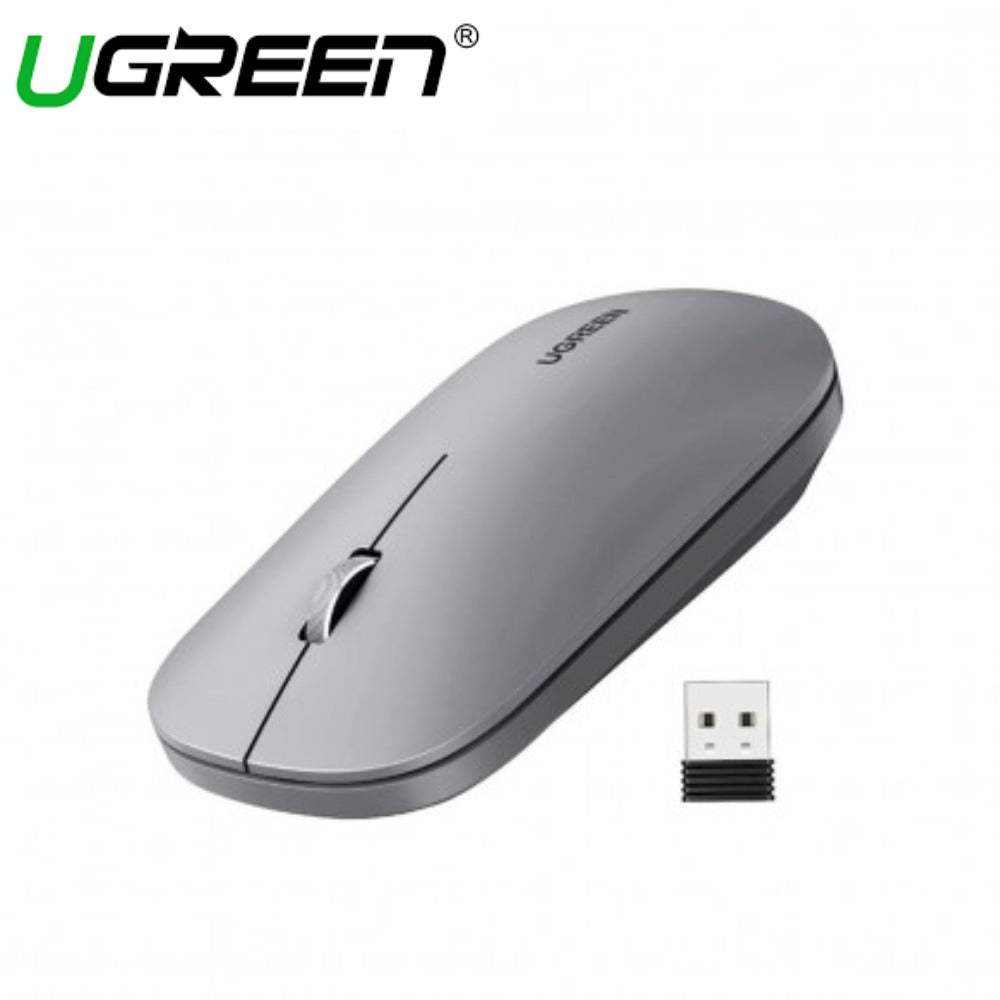 UGREEN WIRELESS SILENT MOUSE MU001 2.4G THIN & SLIM WITH 4000DPI RETAIL PACK (COLOR)