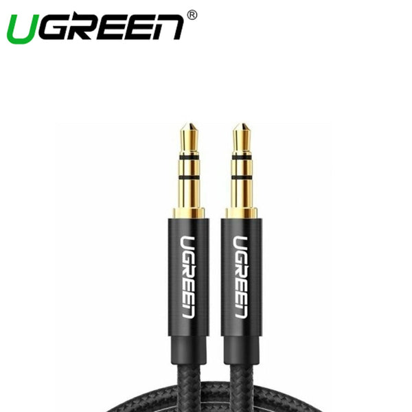 UGREEN STEREO AUDIO 3.5MM MALE TO MALE CABLE 1M (BLACK)