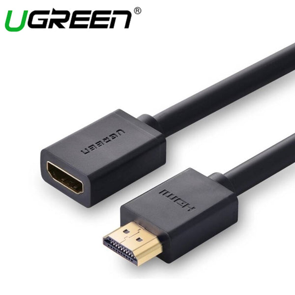 UGREEN HDMI 2.0 MALE TO FEMALE EXTENSION CABLE (BLACK)