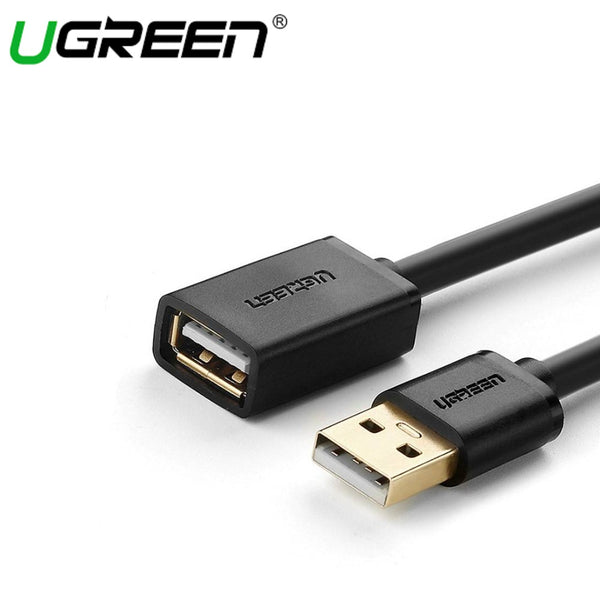 UGREEN USB 2.0 A MALE TO A FEMALE CABLE (BLACK)