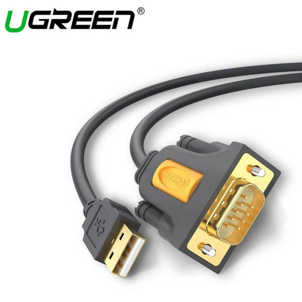 UGREEN USB-A 2.0 TO DB9 RS-232 MALE ADAPTER CABLE (1.5M / 3M)