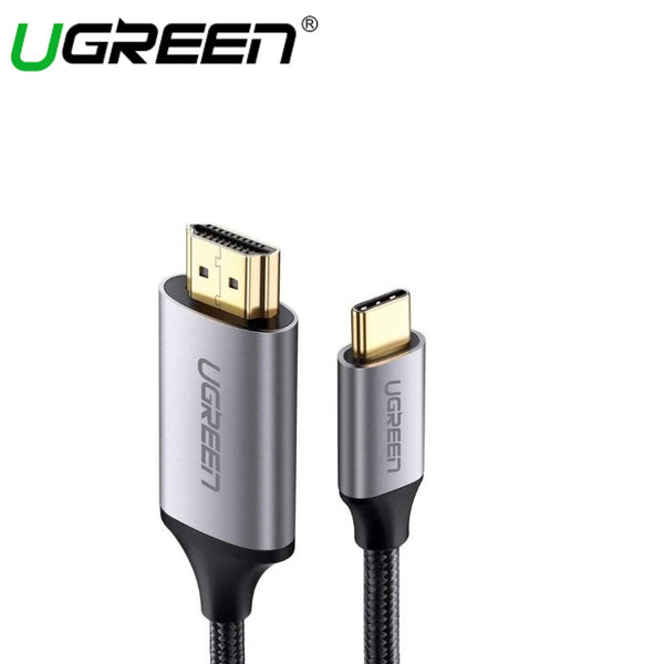 UGREEN USB-C TO HDMI MALE TO MALE CABLE ALUMINUM SHELL 1.5M (GRAY BLACK)
