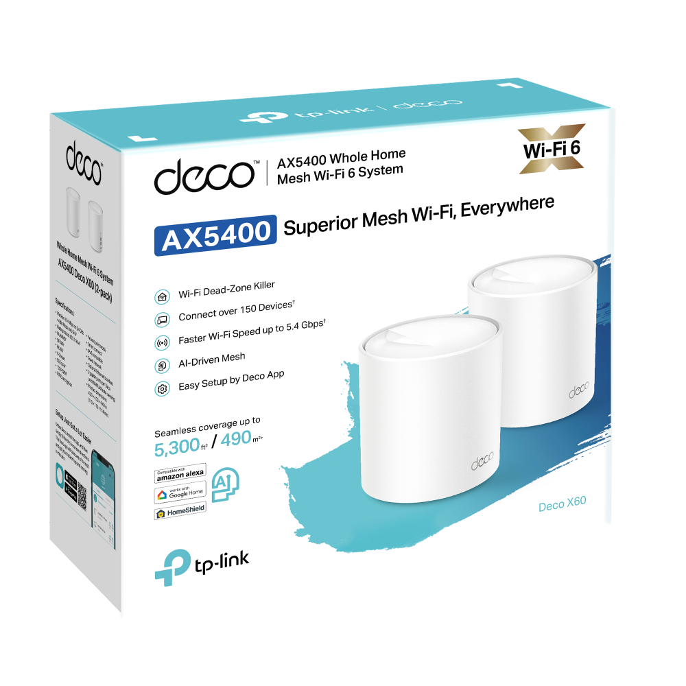 TP-Link AX5400 Whole Home Mesh Wi-Fi 6 System