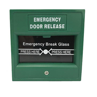 BreakGlass Emergency Door Release (Green/Blue)