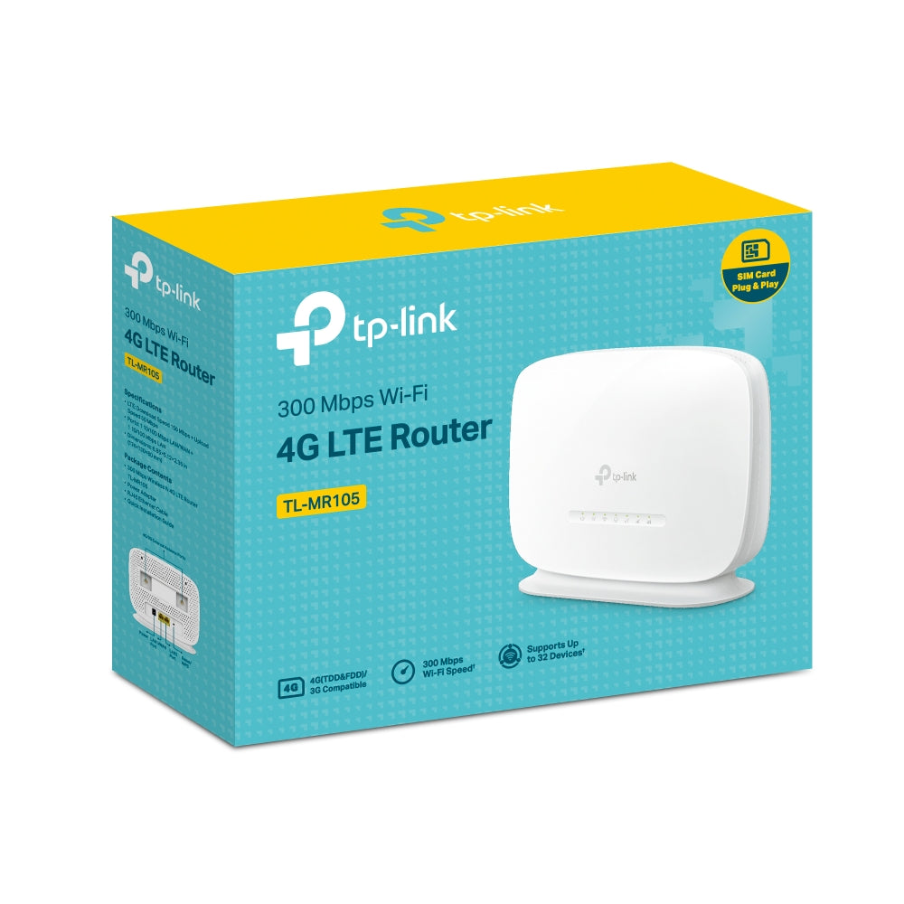 TP-Link TL-MR105 300 Mbps Wireless N 4G LTE Router