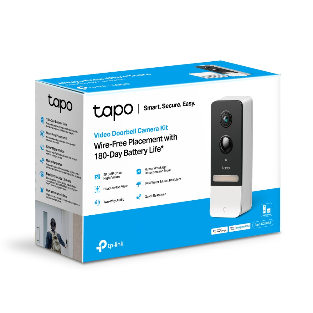 TP-Link Tapo D230S1 Tapo Smart Battery Video Doorbell