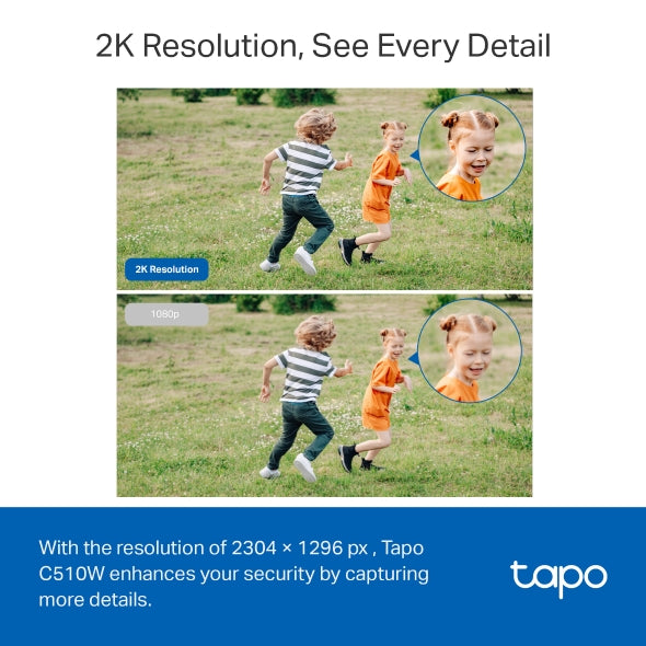 TP-Link Tapo C510W Outdoor Pan/Tilt Security WiFi Camera