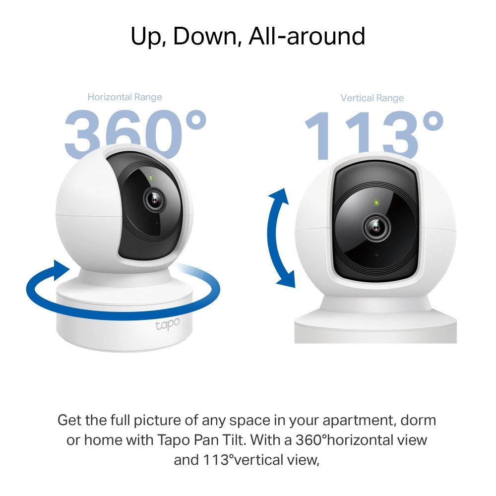 TP-Link Tapo C212 Pan/Tilt Home Security Wi-Fi Camera