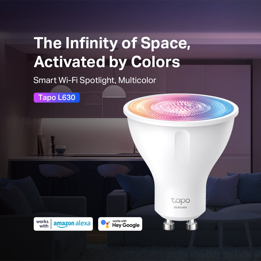 TP-Link Tapo L630 Smart Wi-Fi Spotlight, Multicolor