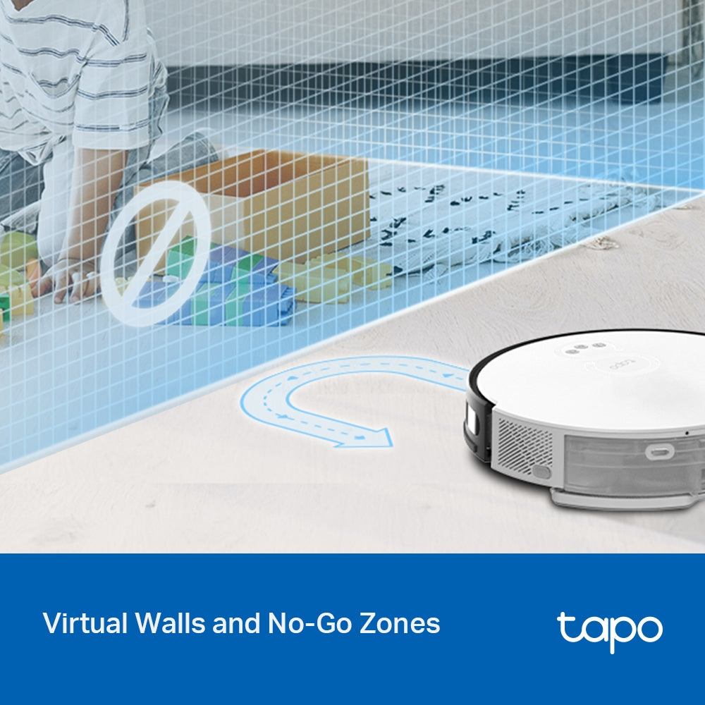 TP-Link Tapo RV20 Mop Plus MagSlim™ LiDAR Navigation Robot Vacuum & Mop+ Smart Auto-Empty Dock