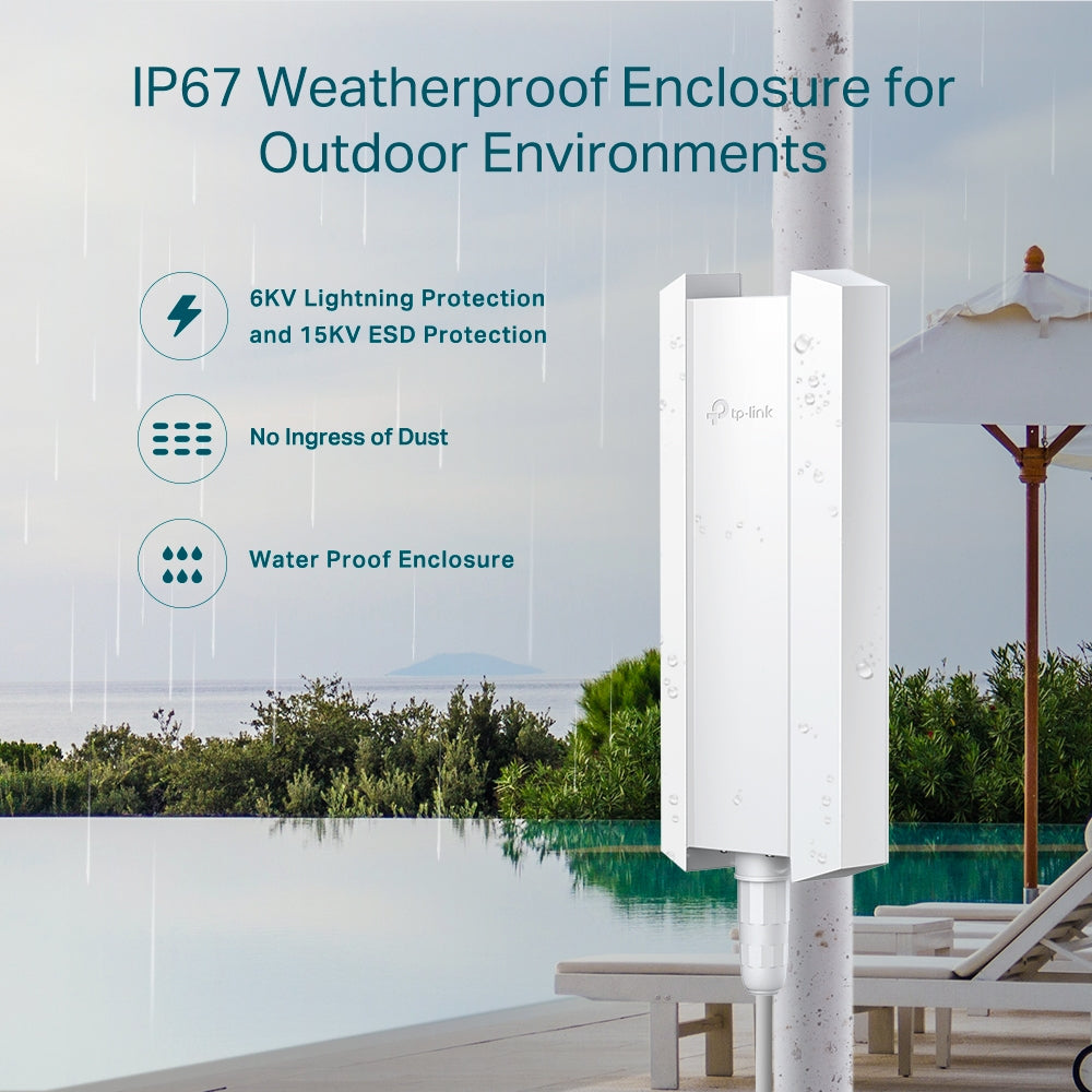 TP-Link EAP650-Outdoor AX3000 Indoor/Outdoor WiFi 6 Access Point