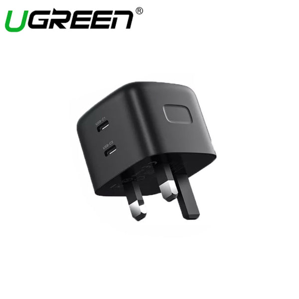 UGREEN Power Adapter - GAN Fast Charger 65W PD USB C 2 Ports