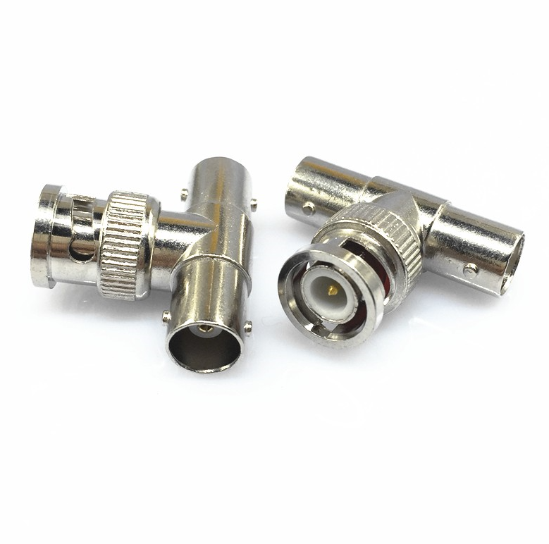 BNC T-JOINT Adapter Splitter Connector Coupler 1 Male to 2 Female
