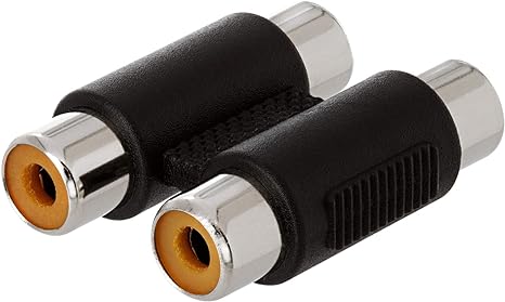 Connector 2 RCA Jack to 2 RCA Jack (RCA 2F to 2F)