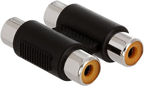 Connector 2 RCA Jack to 2 RCA Jack (RCA 2F to 2F)