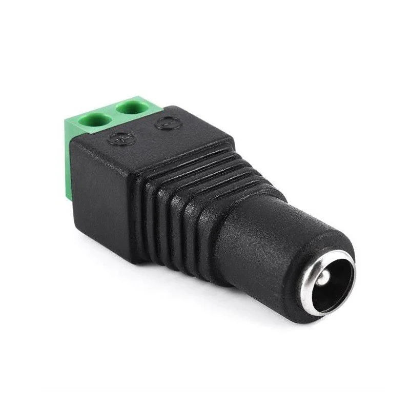 DC Power Connector Male/Female Jack Connector Plug Adapter for CCTV Camera