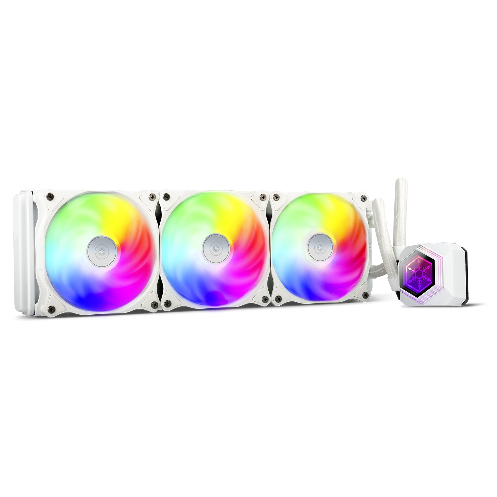 SilverStone PF360-ARGB / PF360W-ARGB Premium All-In-One liquid cooler with ARGB lighting