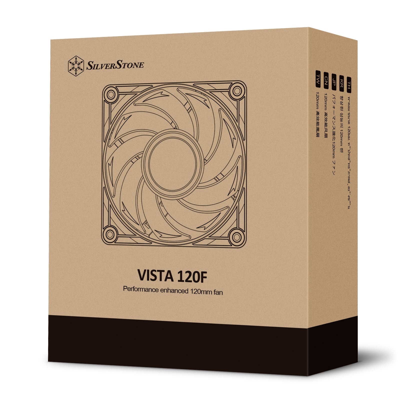 SilverStone VISTA 120F Performanced Enhanced 120mm Fan