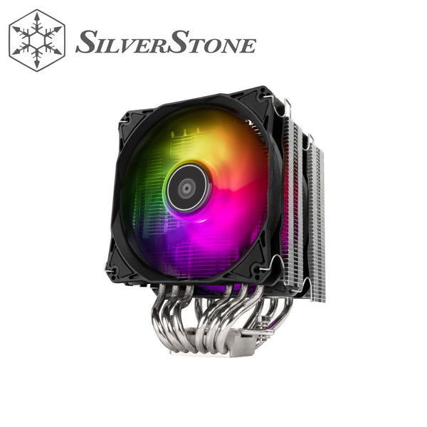 SilverStone Hydrogon D120 ARGB Dual tower CPU cooler with 6 heat-pipes and dual 120mm ARGB fans