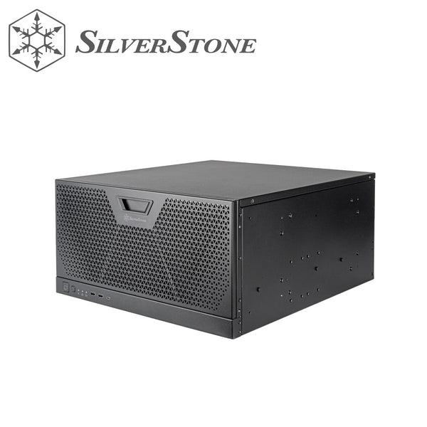 SilverStone RM51 5U rackmount server chassis with dual 180mm fans and enhanced liquid cooling compatibility