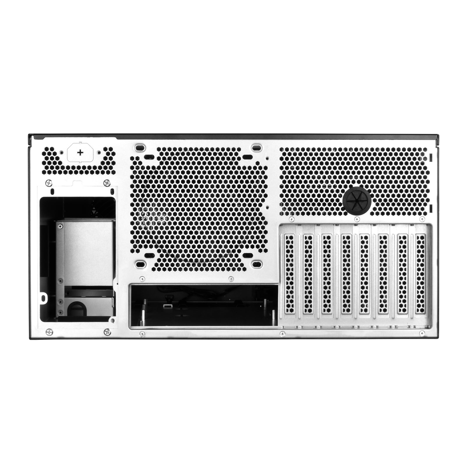 SilverStone RM51 5U rackmount server chassis with dual 180mm fans and enhanced liquid cooling compatibility