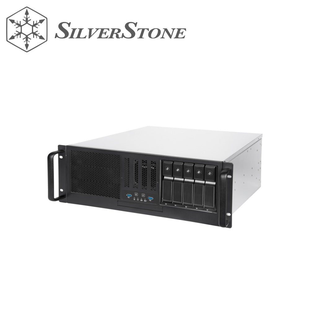 SilverStone RM41-H08 4U form factor 5 x 3.5” Hot-swappable and 3 x 5.25" server chassis