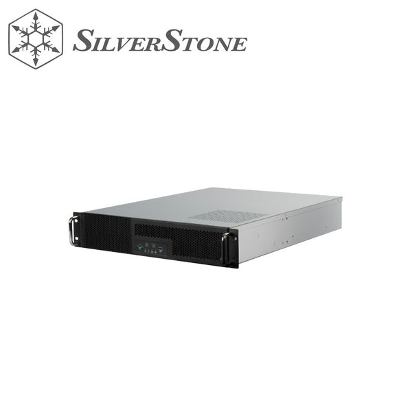 SilverStone RM23-502 2U dual 5.25" drive bay ATX rackmount industrial storage server chassis with USB 3.1 Gen1 interface
